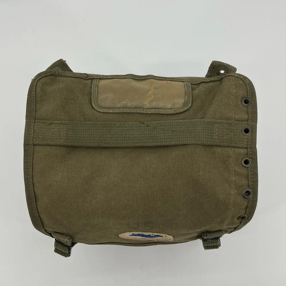 Vtg US Army M1945 Combat Field Pack WWII Korean War OD Canvas Military Bag